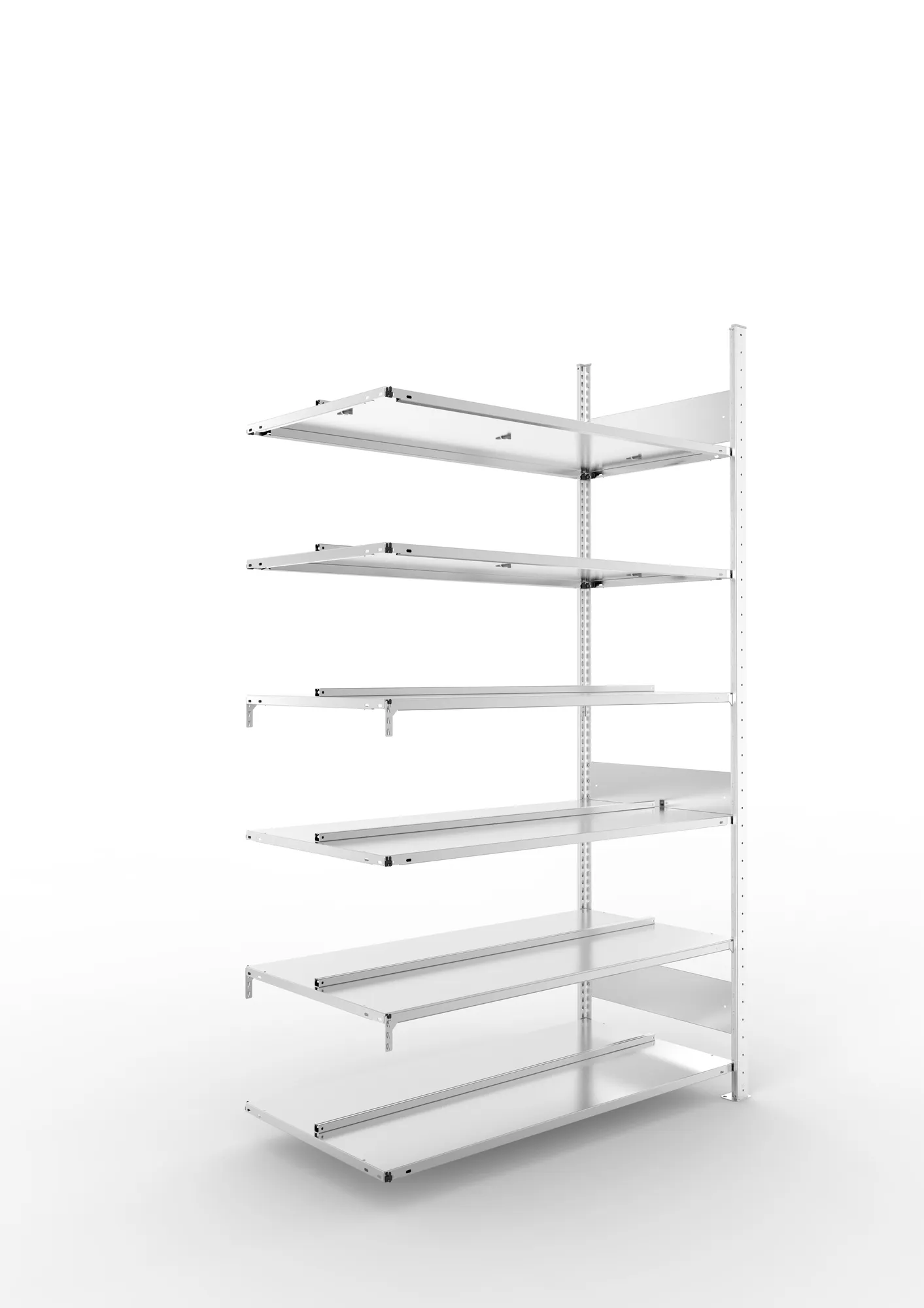 S3 Compact boltless shelv. Add 6xshelv. 2200x1250x 600 galv