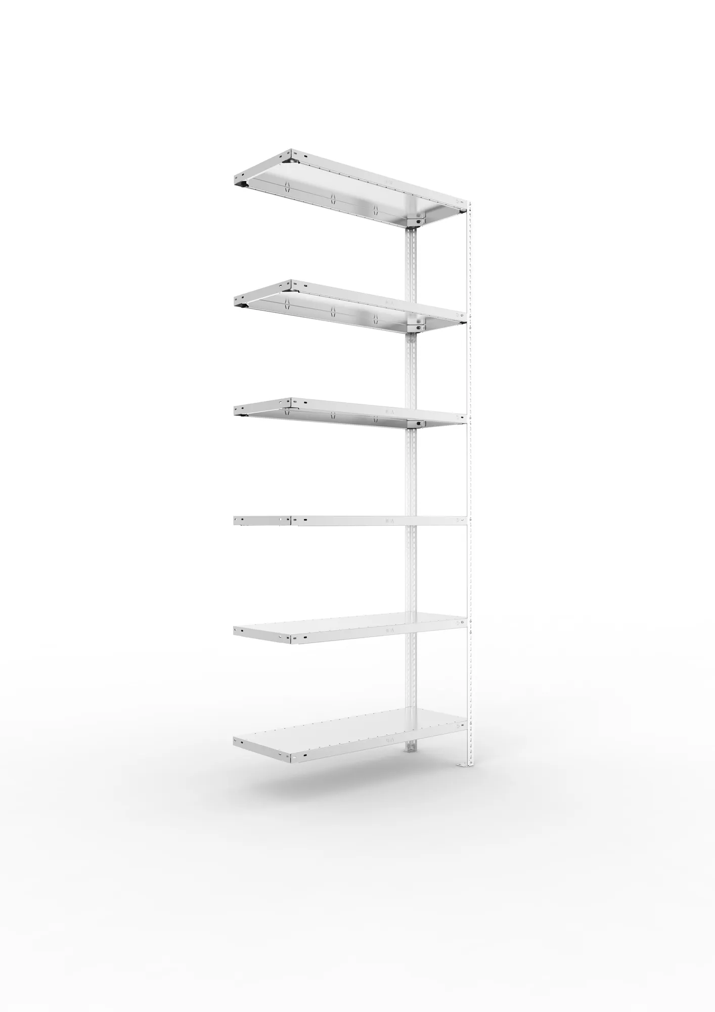 Fix shelving Add 6xV150 2500x1000x400 galv