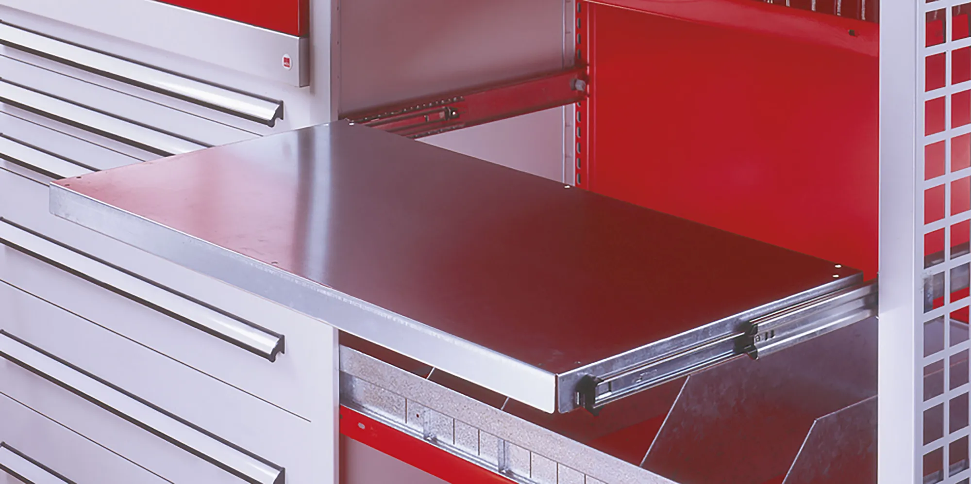 Pull-out reference shelf 1000 x 400 (915 x 390) g alv