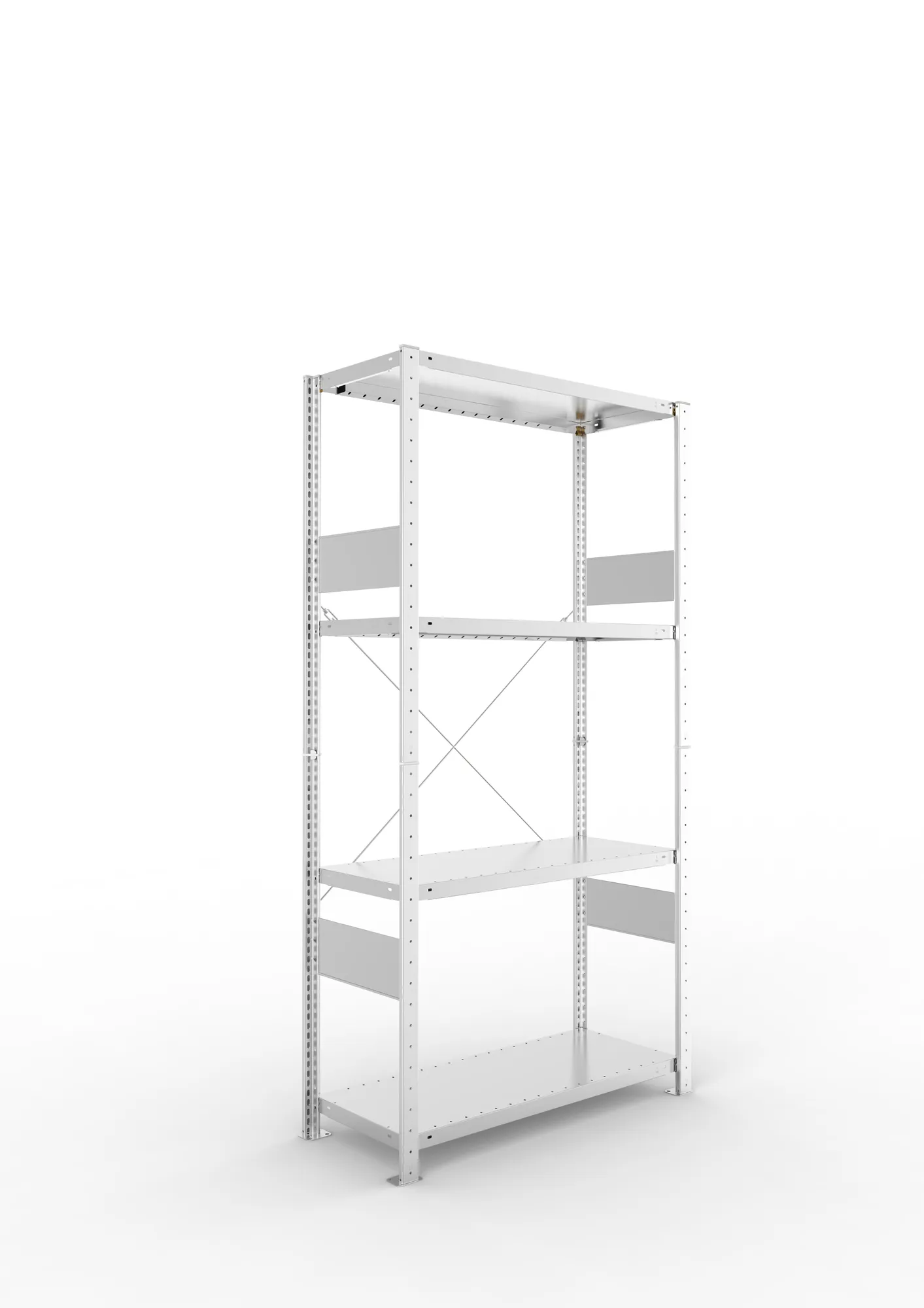 Quick SPLIT 230 starter bay 2000H x 1000W x 400D (4 x shelves) galv