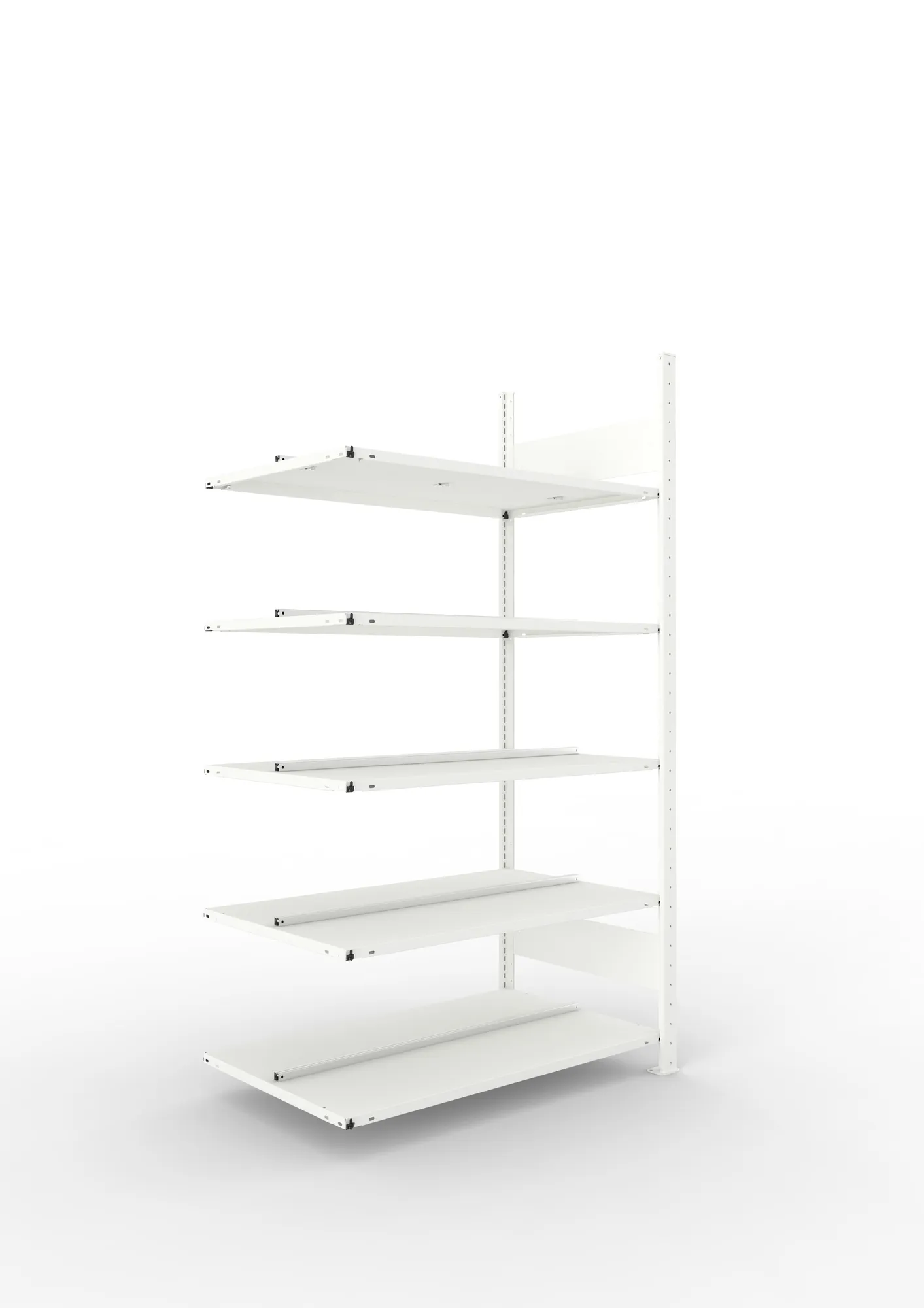 Compact boltless shelv. Add 5xshelv. 1850x1000x600 RAL7035