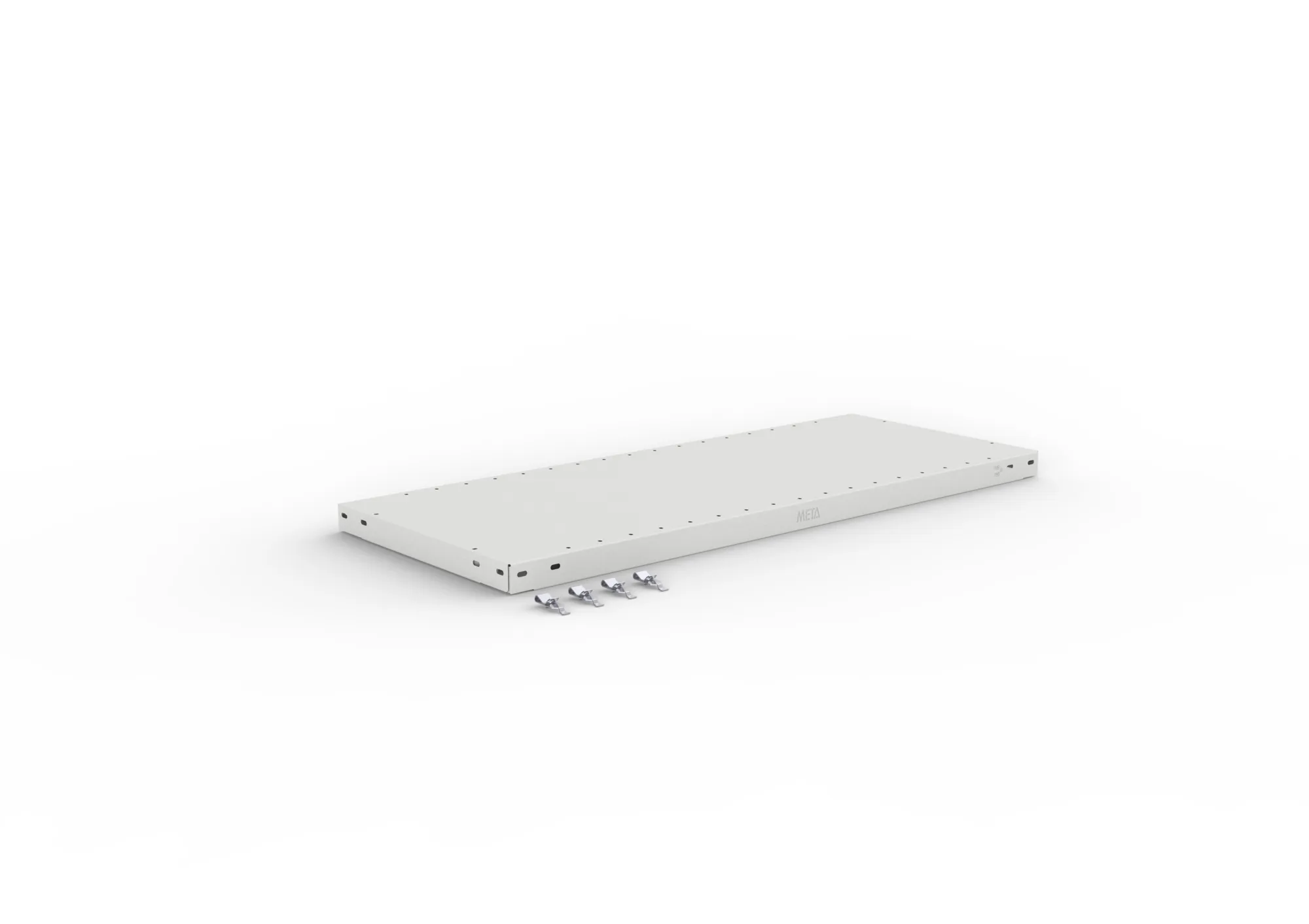 Quick 150 extra shelf 1000x400 RAL7035 incl. clips . 4x shelf clips)