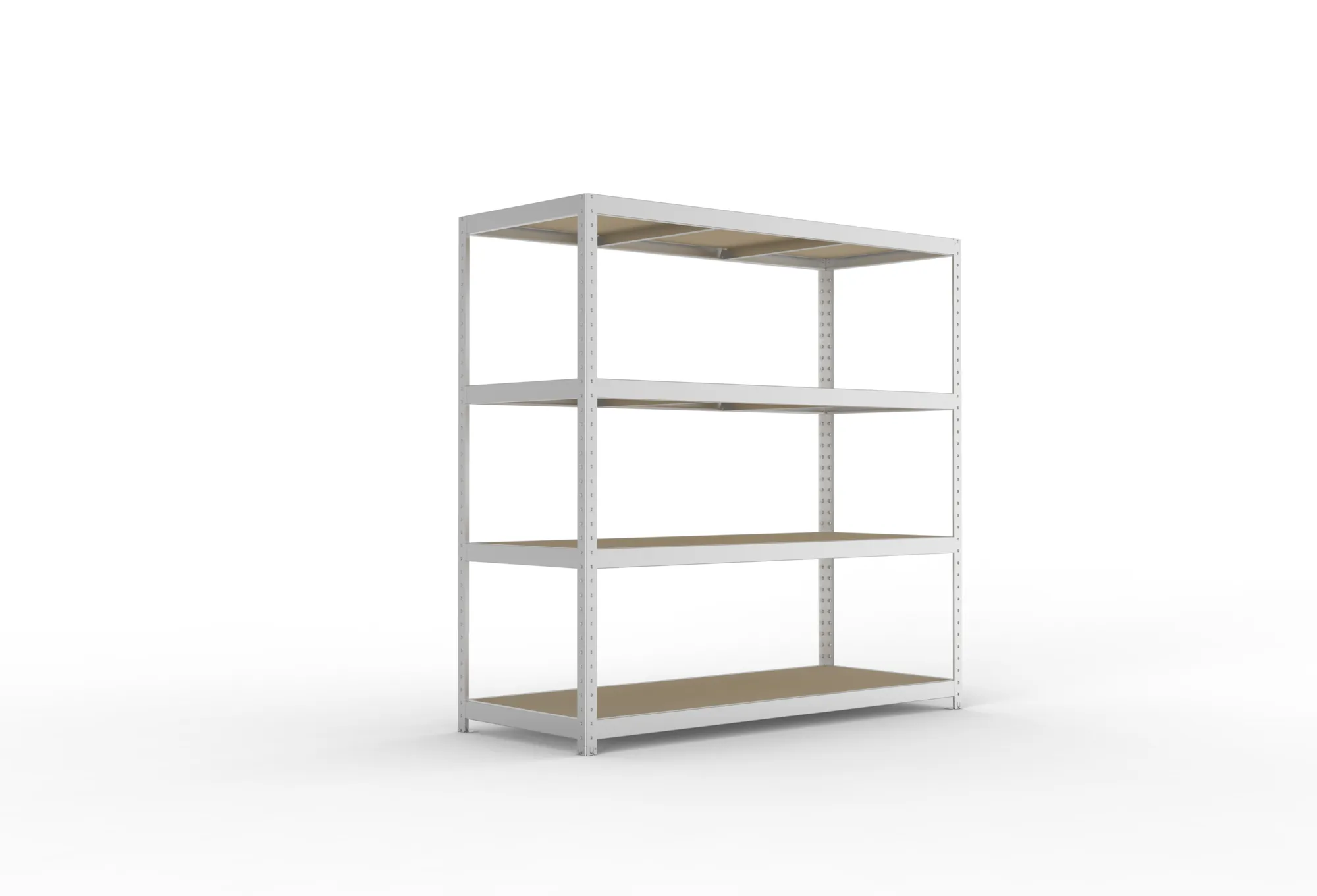 META SPEED-RACK Weitspannregal | Komplettregal | 1970 x 2000 x 800 mm | Fachlast 500 kg | Spanplattenböden | 4 Ebenen