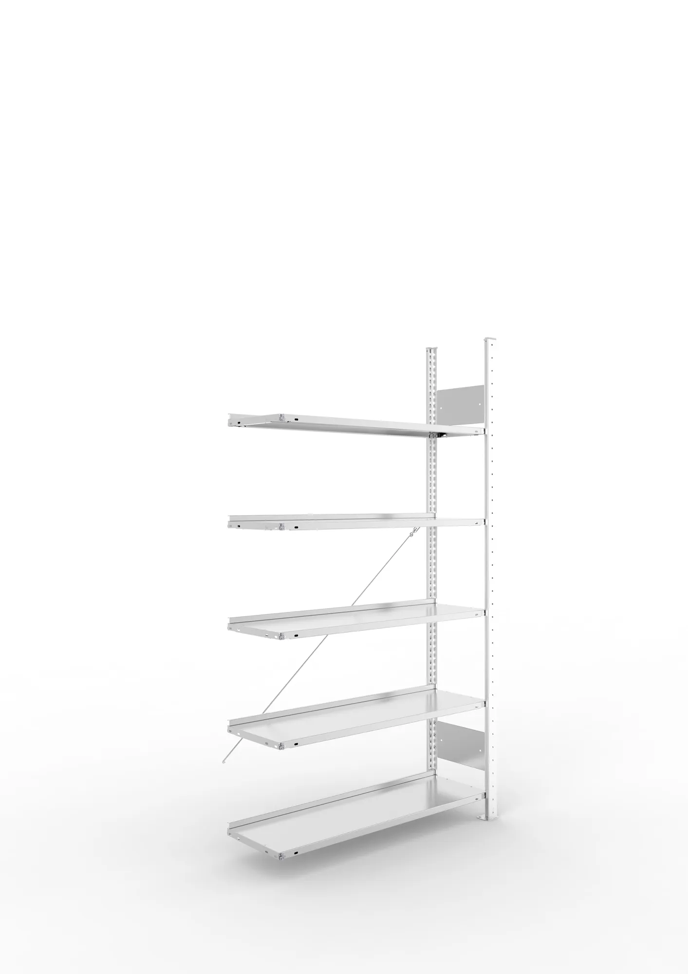Compact boltless shelv. Add 5xshelv. 1850x1000x300 galv