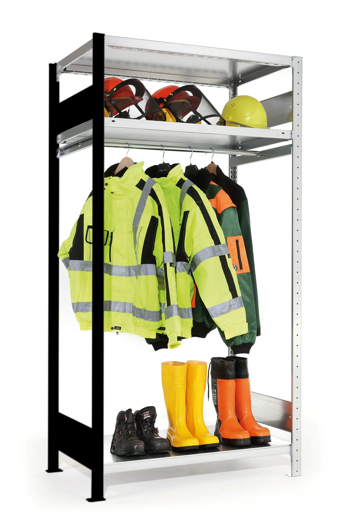 Quick Add-on bay with hanging rails 2000 x 1000 x 600 pre-galv.