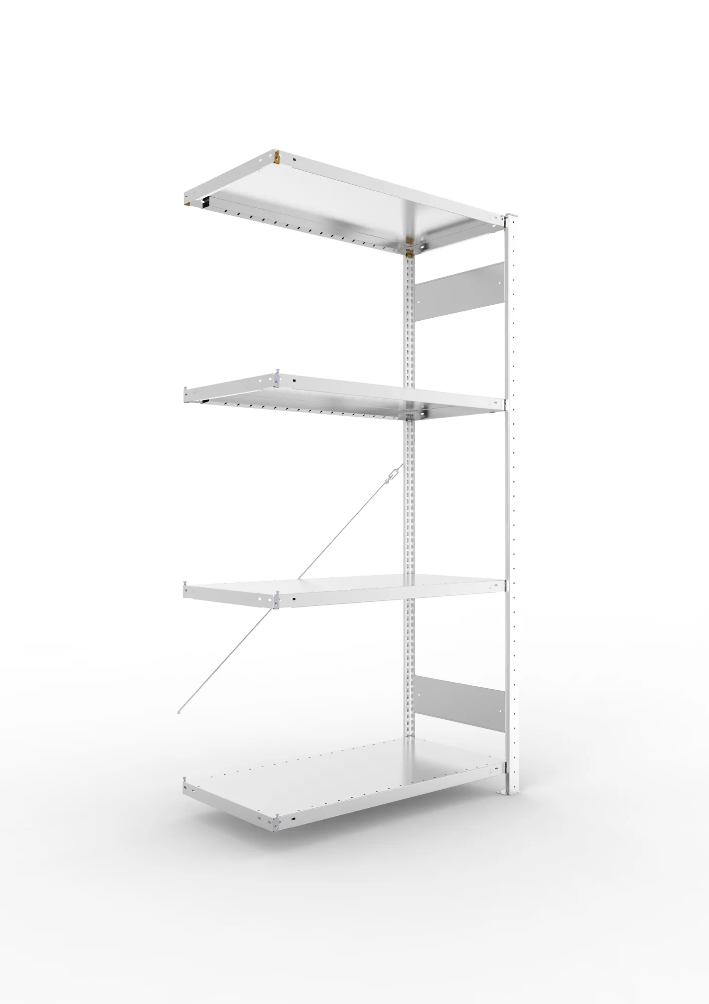 Quick shelving kit Add 4x 230 2000x1000x500 galv