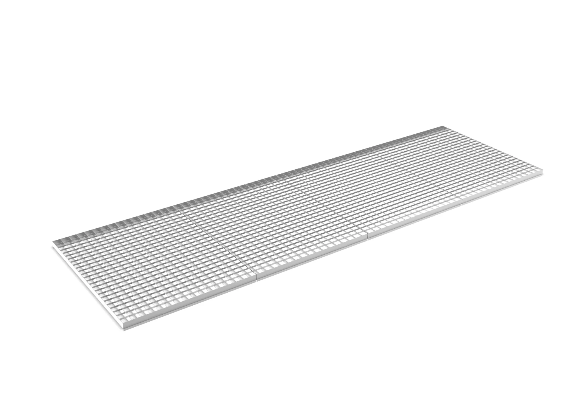 Mesh deck panel, support rod 40 x 1,5 3600x1100 mm mul tipal