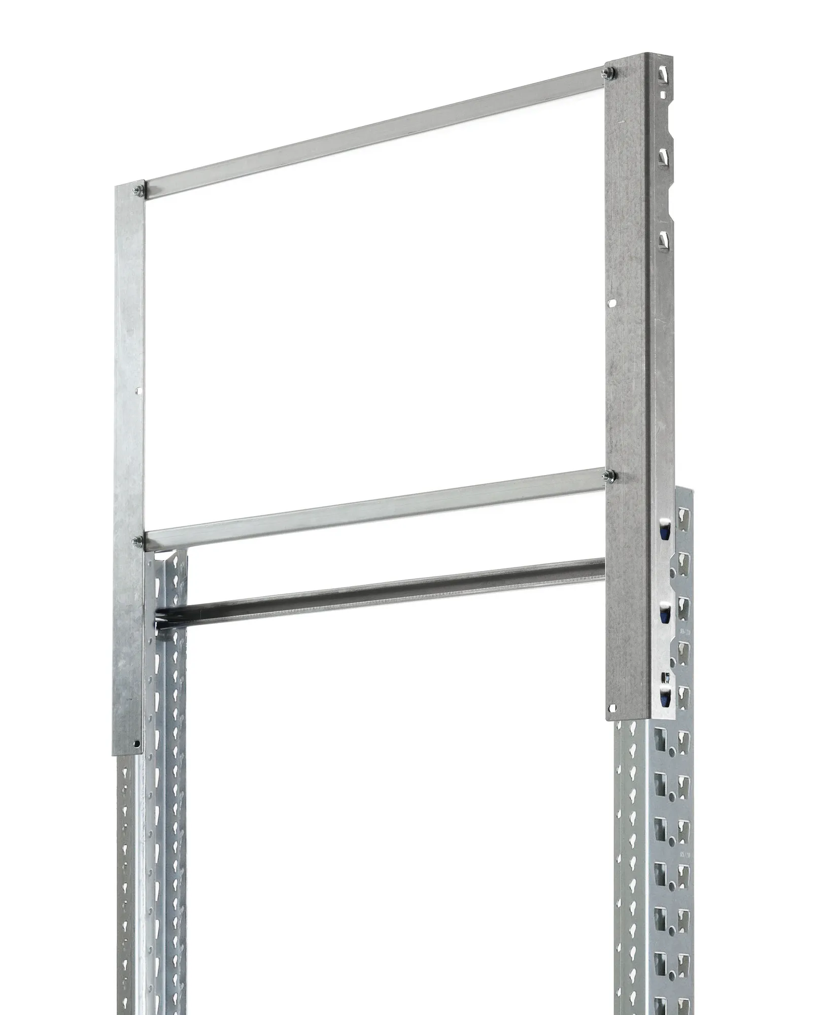 Endständerrahmenerhöhung für META MULTIPAL | Tiefe 1100 mm | verzinkt