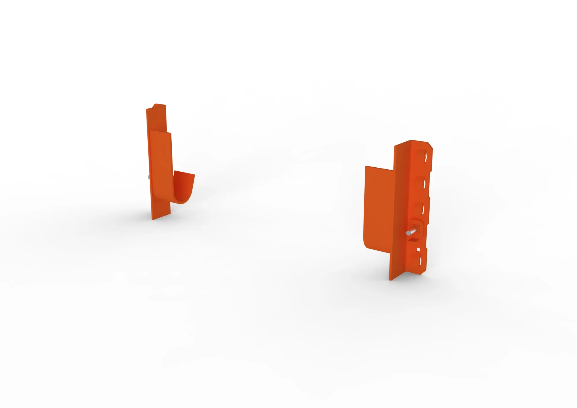 Cable reel holder pair A-frame RAL2001 type 3