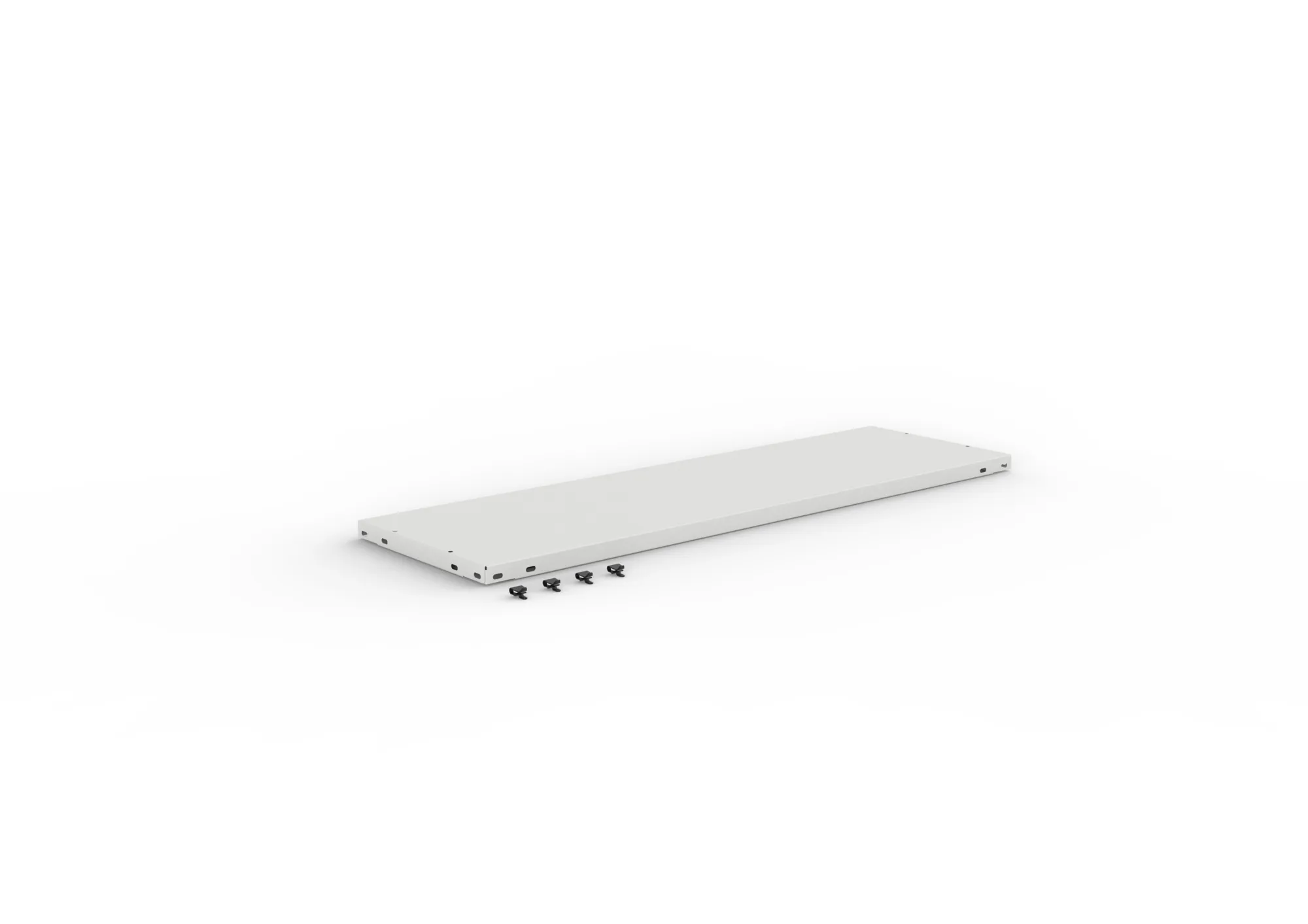 Compact top shelf 1000W x 300D R7035 (inc. 4x she lf clips)