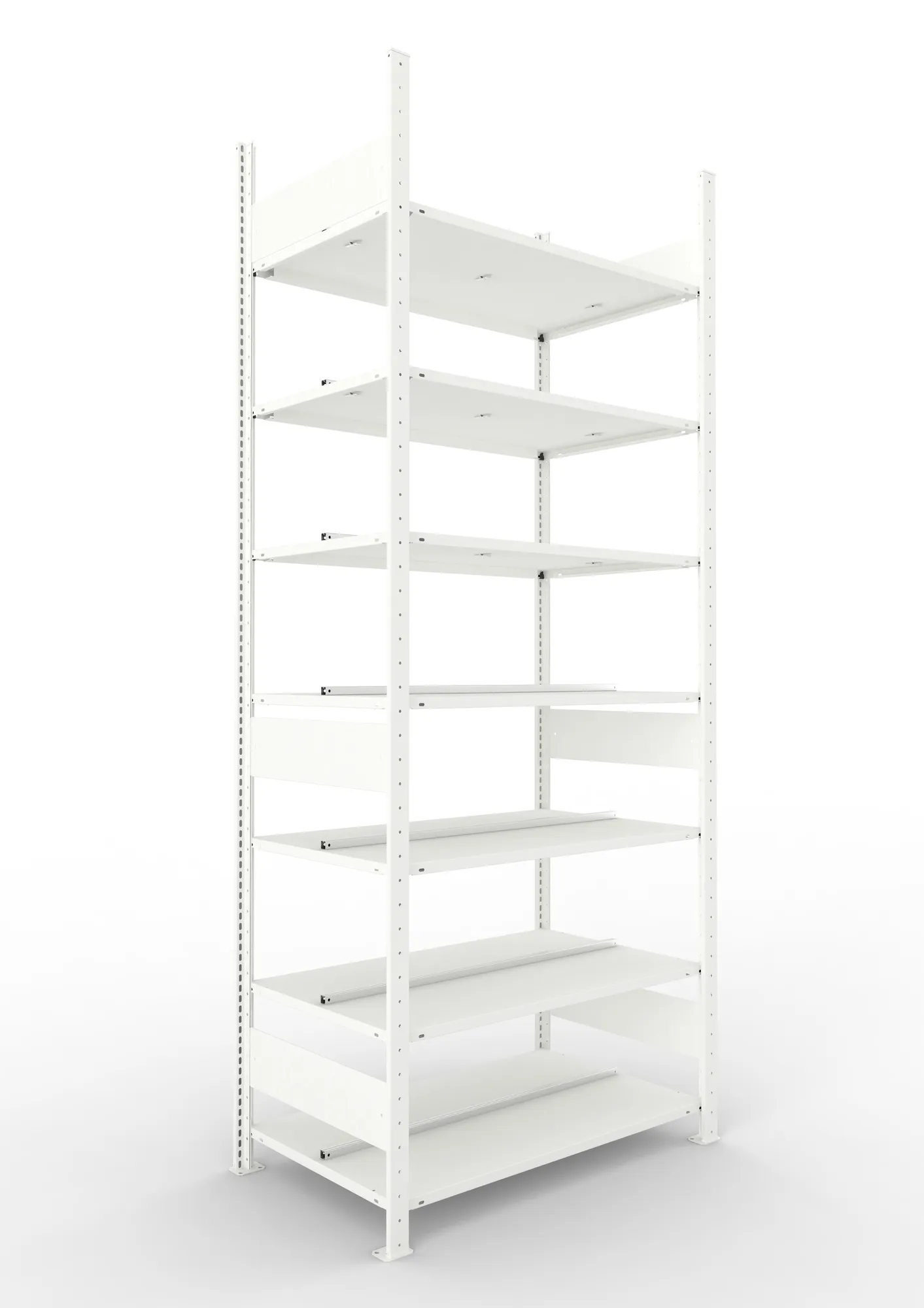Compact boltless shelv. St 2500 x 1000 x 600 RAL7035
