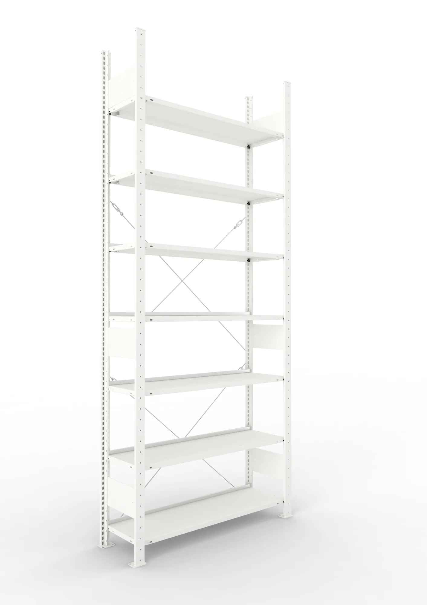 Compact boltless shelv. St 2500 x 1000 x 300 RAL7 035