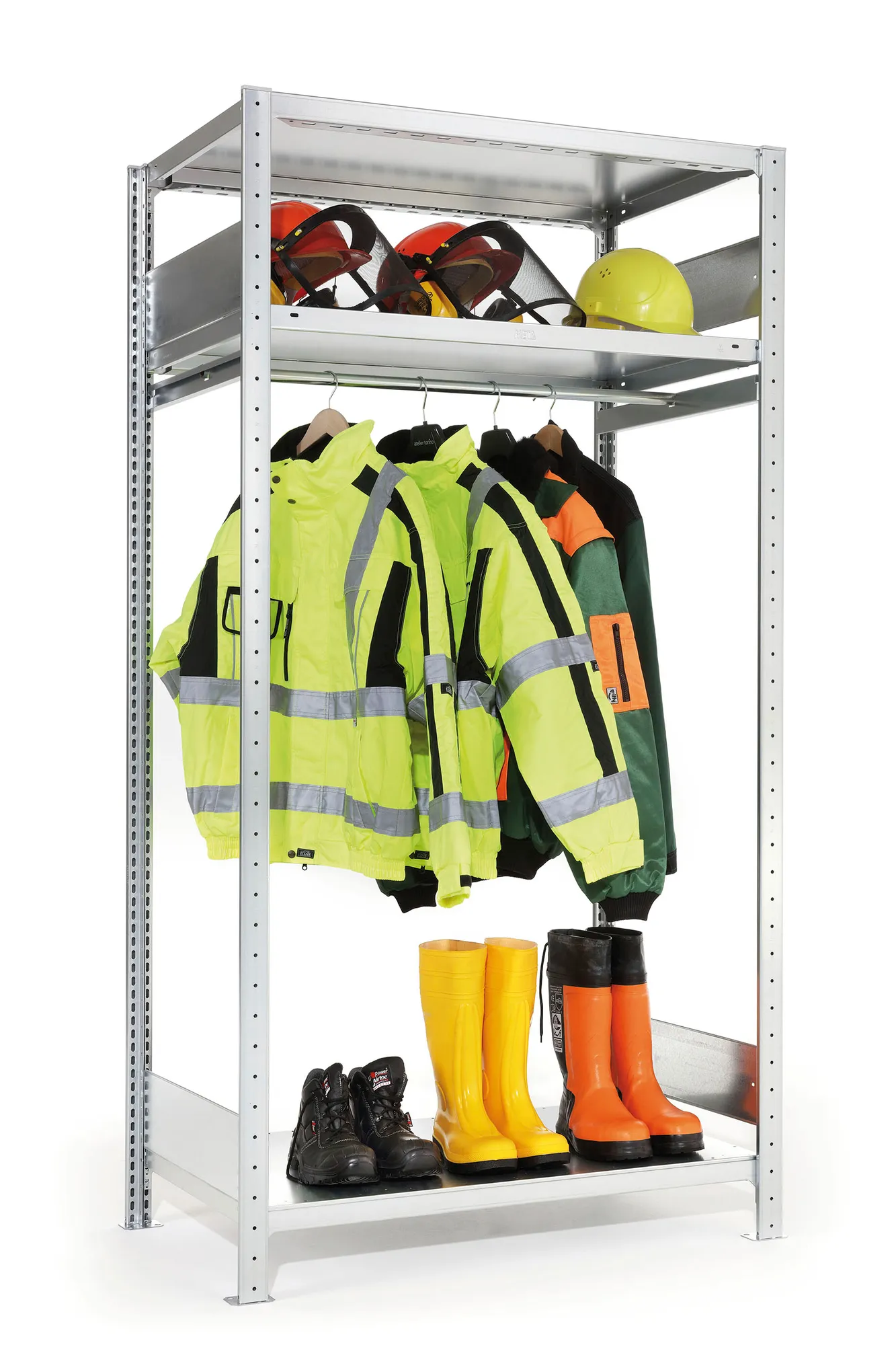 Quick Starter bay with hanging rails 2000 x 1000 x 600 pre-galv.
