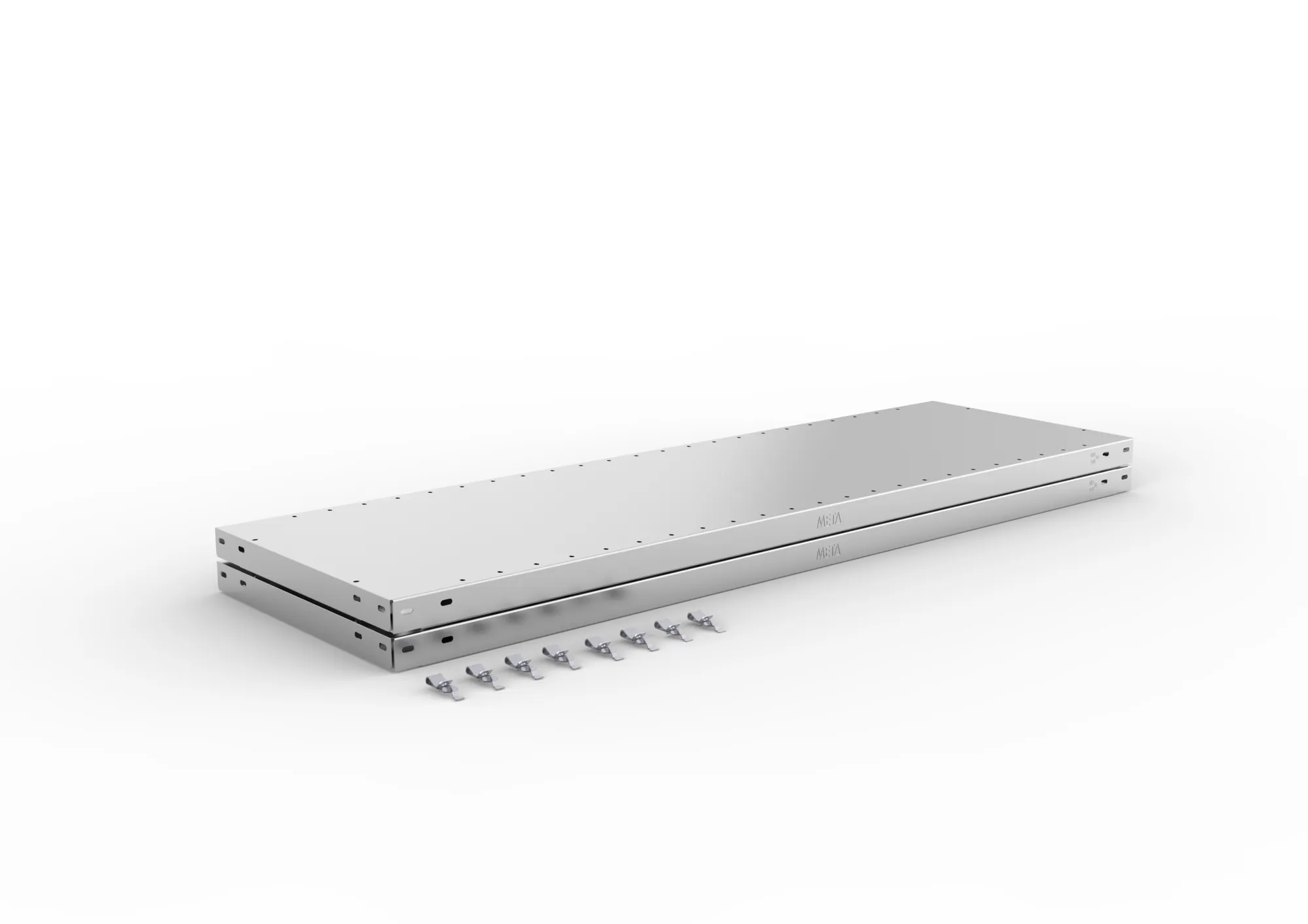 Quick SPLIT 150 2 additional shelves 1300 x 400 galv.
