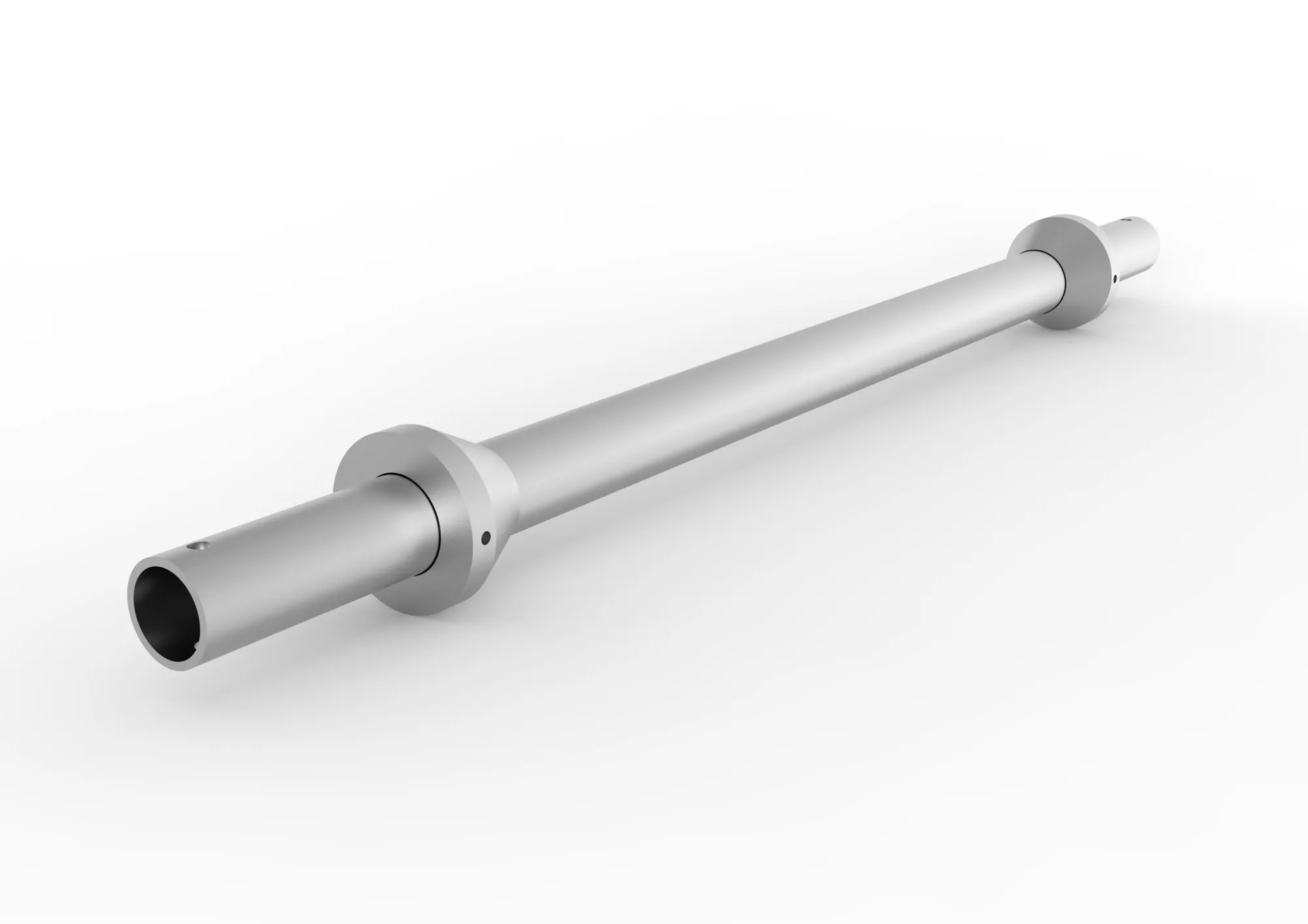 Cable reel bar 60,2/5,0x1300 pre-galvanised with c entralising flanges