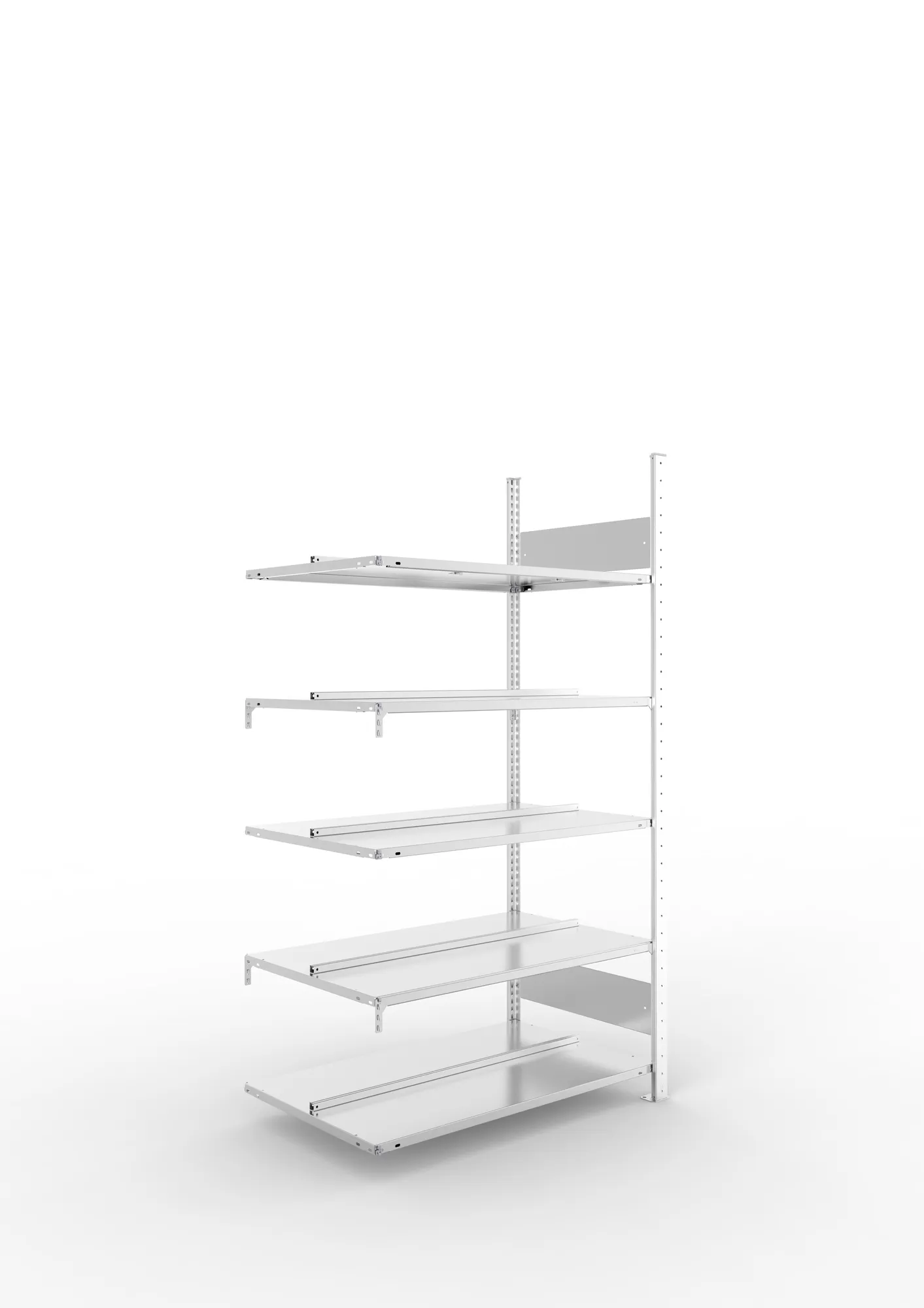 Compact boltless shelv. Add 5xshelv. 1850x1000x600 galv